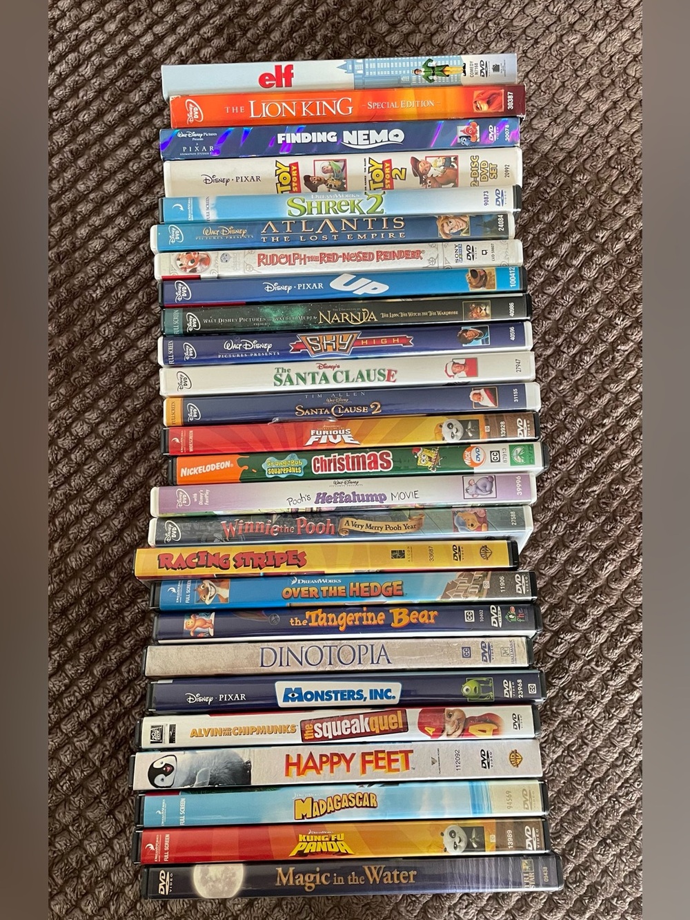 Lot Of 29 Disney Pixar Dreamworks + More Family/Children DVDs